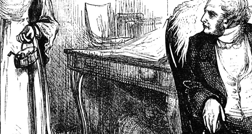 From “Bleak House” by Charles Dickens; illustrations by F. Barnard. Published by Chapman and Hall, London, and printed by Virtue &amp; Co, London c1870